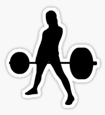 Sumo Deadlift Girl Sticker