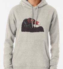 Vulture Head Transparent Background Pullover Hoodie