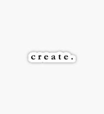 Create. Sticker