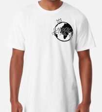 Camiseta larga #MERKY GLOBE - STORMZY WHITE