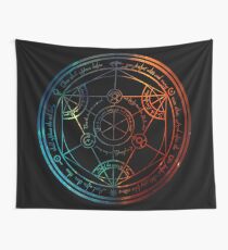 Space Nebula Human Transmutation Circle Wall Tapestry
