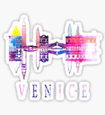 Venice skyline. Italy Sticker