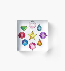 Crystal Gems Acrylic Block