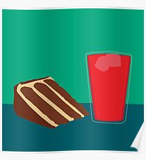 Peanut Butter Chocolate Cake with Kool-Aid Poster
