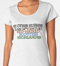 MY OTHER HUSBAND IS A... Outlander Women's Premium T-Shirt