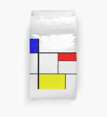 A Mondrian Moment Duvet Cover