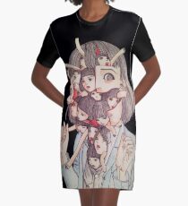Shintaro Kago Graphic T-Shirt Dress