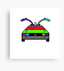Back To The Future - Delorean Time Machine Canvas Print