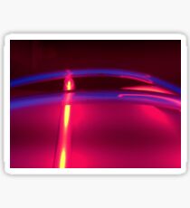 Neon Red Blue Yellow Sticker