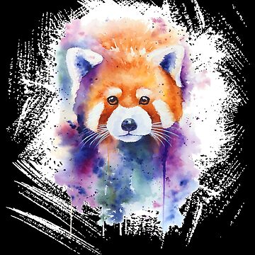 Affiche Panda roux illustrant la puissance de la douceur