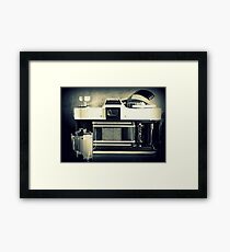 Camera And Film Framed Print