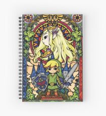 Cuaderno de espiral Zelda y enlace