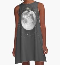 Verloren in einem Space / Moonelsh A-Linien Kleid
