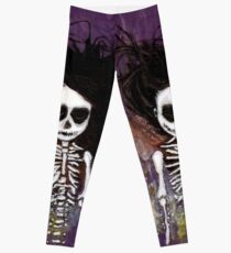 骸骨 壱 Leggings
