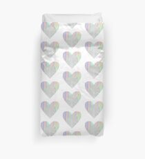 Pastel Heart Duvet Cover