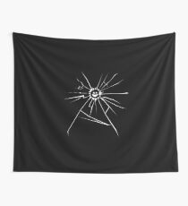 Black Mirror Smile Wall Tapestry