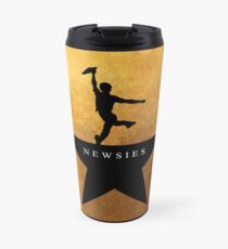 Newsies Hamilton Mashup Travel Mug
