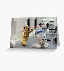 A Narrow Escape Greeting Card