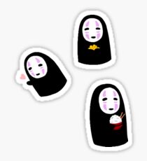 No Face Stickers! - Spirited Away Sticker