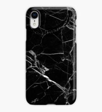 BLACK MARBLE iPhone XR Case