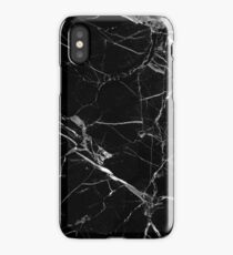 BLACK MARBLE iPhone Case