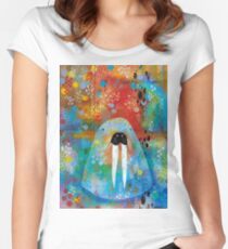 I Am the Walrus Women's Fitted Scoop T-Shirt