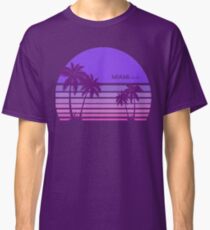 Synthwave - Miami FM-77 Classic T-Shirt