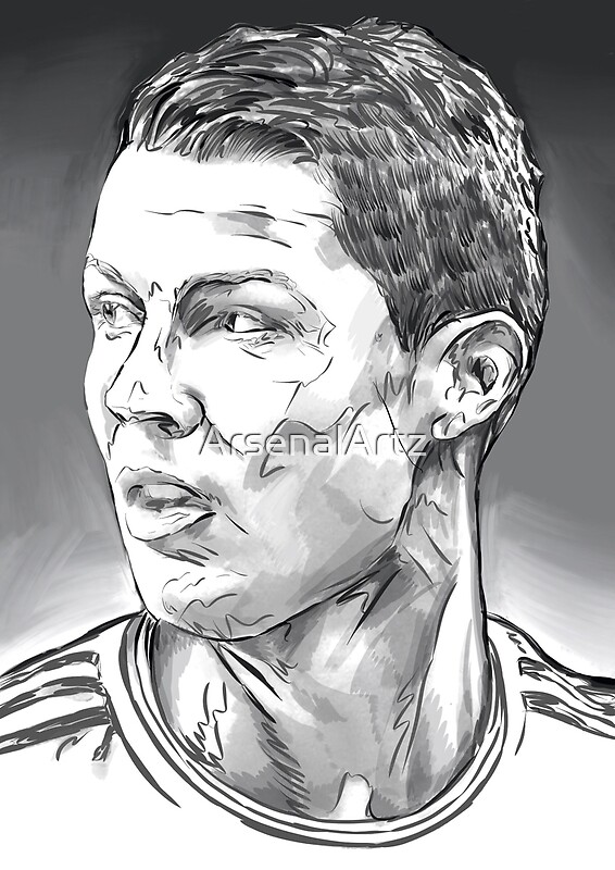 Cristiano Ronaldo  Dessin  Impressions photo Redbubble