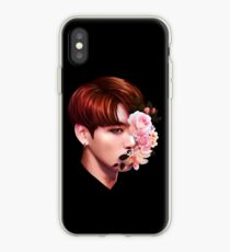 Vinilo o funda para iPhone Flores + Jungkook