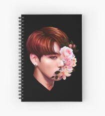Flowers + Jungkook Spiral Notebook