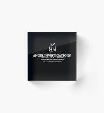 Angel Investigations : Inspired by Buffy The Vampire Slayer / Angel Acrylic Block