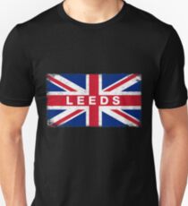 Leeds Shirt Vintage United Kingdom Flag T-Shirt Unisex T-Shirt
