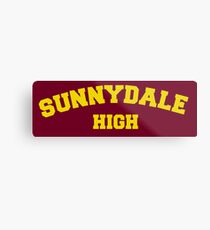 Buffy The Vampire Slayer Sunnydale Metal Print