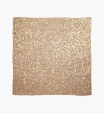 Copper Rose Gold Metallic Glitter Scarf