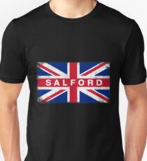 Salford Shirt Vintage United Kingdom Flag T-Shirt Unisex T-Shirt