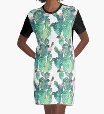 Cactus Graphic T-Shirt Dress