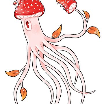 Artwork thumbnail, Toadstool Squid by JessaKinney