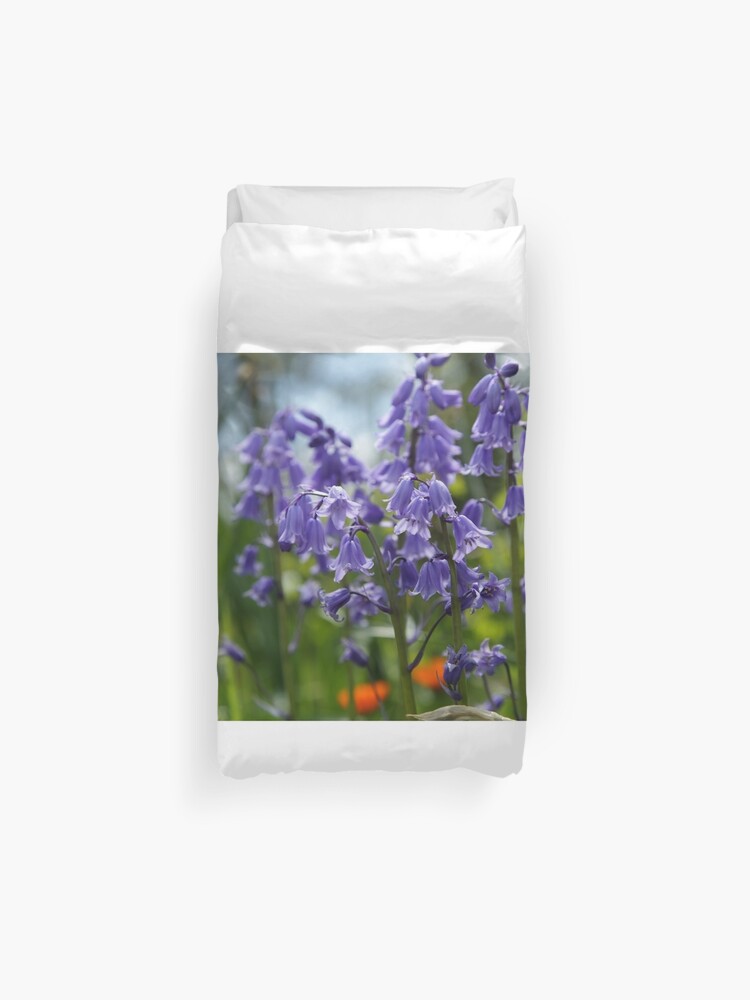 Purple Flowers Duvet Cover By Monikafoltman Redbubble