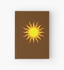 Grunge Sun Hardcover Journal