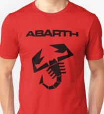 Abarth & scorpion (black) Unisex T-Shirt