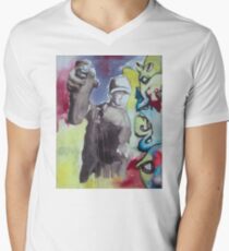 graffiti Men's V-Neck T-Shirt