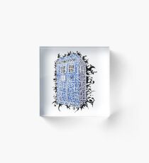 Tardis Abstract Acrylic Block
