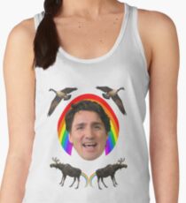 Canada pride Justin Trudeau. Women's Tank Top