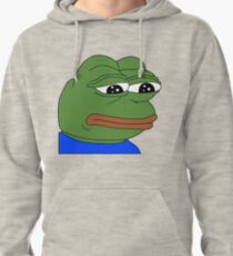 Sad Pepe the Frog Pullover Hoodie