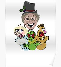 John Denver Muppet Attack Poster