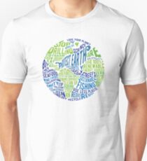 Schütze Erde - Wortblase Slim Fit T-Shirt