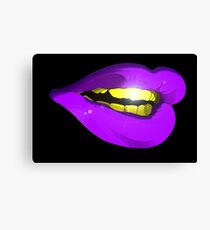 Gold Teeth Canvas Print