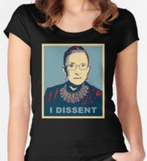 Notorious RBG I DISSENT Women's Fitted Scoop T-Shirt