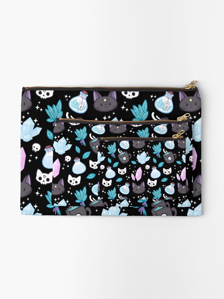 Alternate view of Herb Witch // Black Zipper Pouch