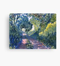 "Hockney's Tunnel of Trees" Canvas Print